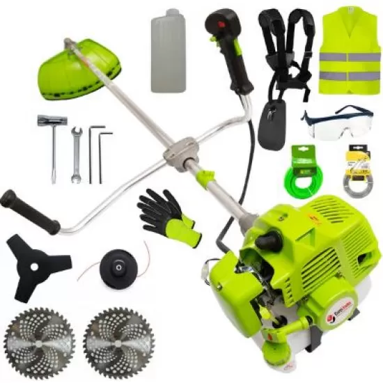 Set Motocoasa VÖKNER S GT-4900, 6.5CP, 9000Rpm, extra VIDIA, 14